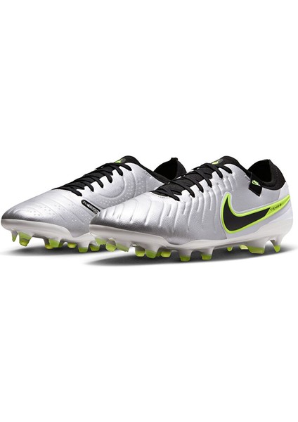 Tiempo Legend 10 Pro Erkek Çim Zemin Kramponu DV4333-001 Gri
