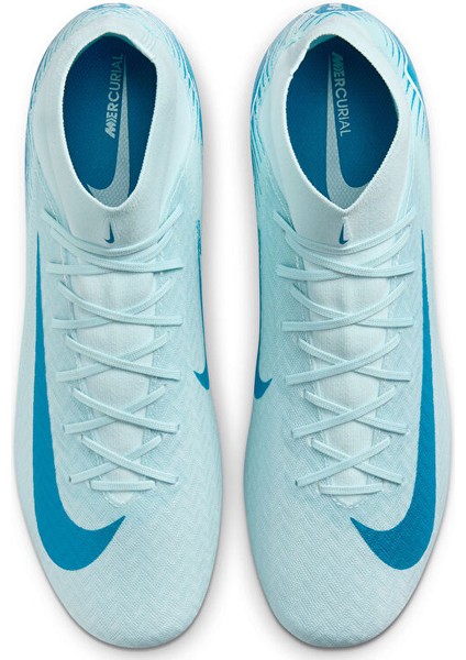 Mercurial Superfly 10 Academy Fg/mg Erkek Çim Zemin Kramponu FQ1456-400 Mavi
