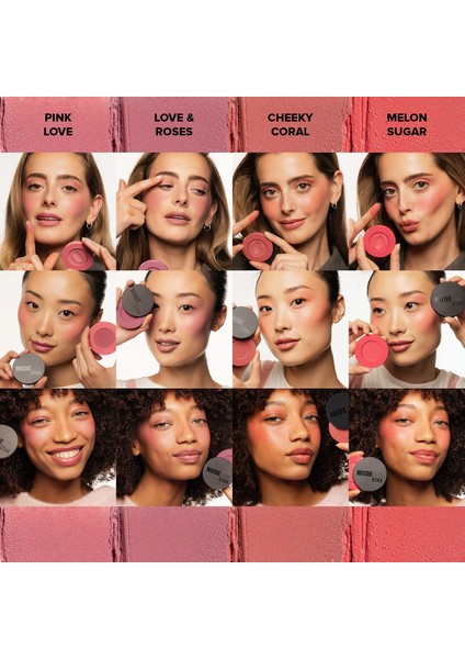 Stax Baume Blush All Over Color - Çok Yönlü Farlar Pink Love (2,5 G)
