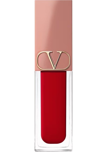 Liquirosso - Dudaklar ve Yanaklar Için Yoğun Mat Likit Renklendirici 22A Rosso Valentino (6,5 Ml)