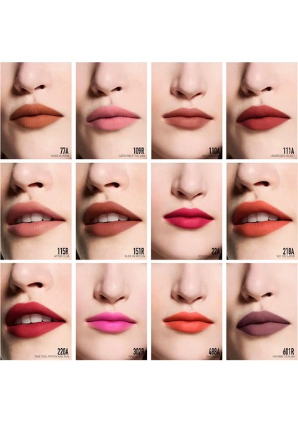 Liquirosso - Dudaklar ve Yanaklar Için Yoğun Mat Likit Renklendirici 22A Rosso Valentino (6,5 Ml) fırsatları