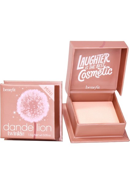 Mini - Dandelion Twinkle -Soft Pembe Aydınlatıcı Pudra