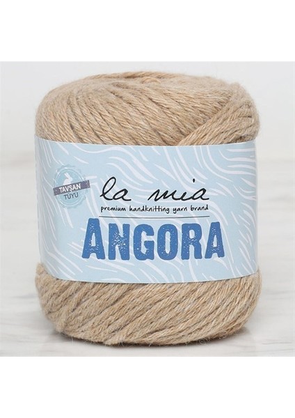 La Mia Angora 50GR Açık Kahve El Örgü Ipi - L098 - 33806