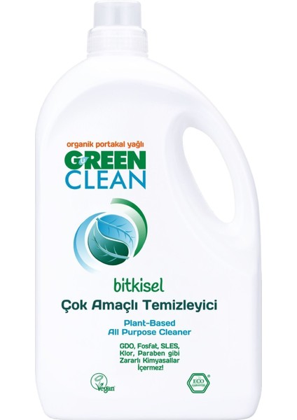Green Clean Bitkisel Çok Amaçlı Temizleyici 2750ML