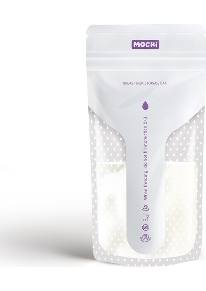 Mochi Anne Sütü Saklama Poşeti 50 Adet 200ML