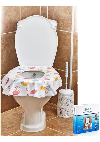 Babyjem Atılabilir Klozet Örtüsü (10 Adet) 360