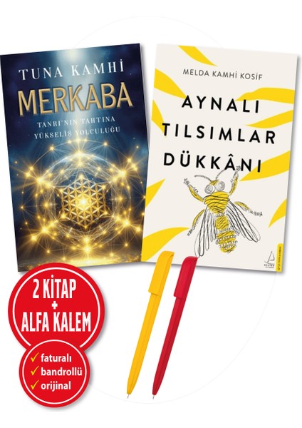 Merkaba - Aynalı Tılsımlar Dükkanı 2 Kitap - Alfa Kalem