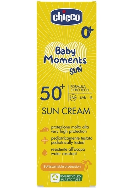 Chicco Baby Moments Sun Güneş Kremi Spf 50+ 75 ml + After Sun Hediye fırsatları