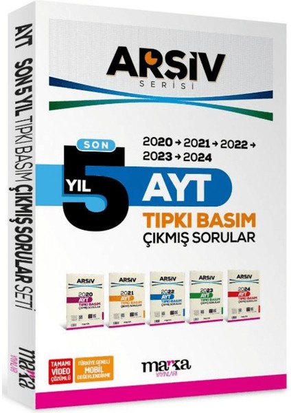 Son 5 Yıl Ayt Arşiv Servisi Çıkmış Sorular Tamamı Video Çözümlü