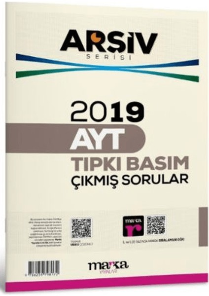 2019 Ayt Arşiv Serisi Çıkmış Sorular Tamamı Video Çözümlü