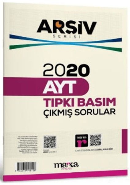 2020 Ayt Arşiv Serisi Çıkmış Sorular Tamamı Video Çözümlü