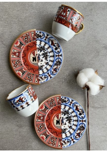 Nora 12 Pcs Turk Kahve Setı
