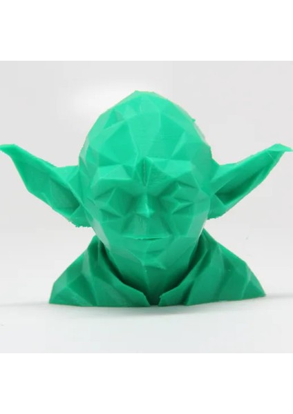 Star Wars Low Poly Yoda Figürü