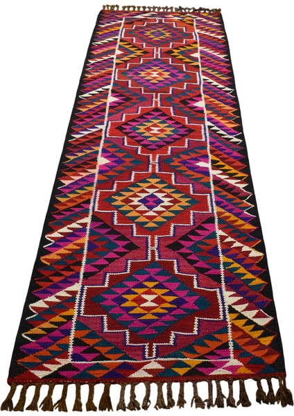 Yeni El Dokuma Benzersiz Otantik Herki Yolluk Yün Kilim 5500