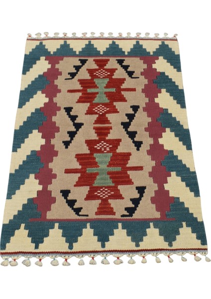 Yeni El Dokuma Şaheser Pınarbaşı Kayseri Yün Kilim 5496