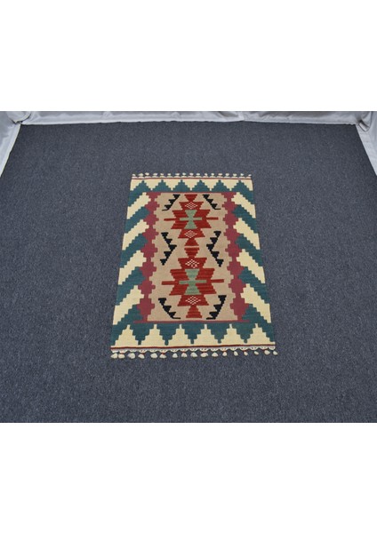 Yeni El Dokuma Şaheser Pınarbaşı Kayseri Yün Kilim 5496