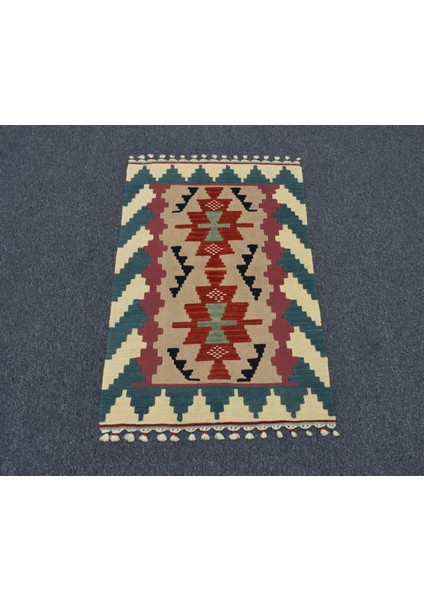 Yeni El Dokuma Şaheser Pınarbaşı Kayseri Yün Kilim 5496