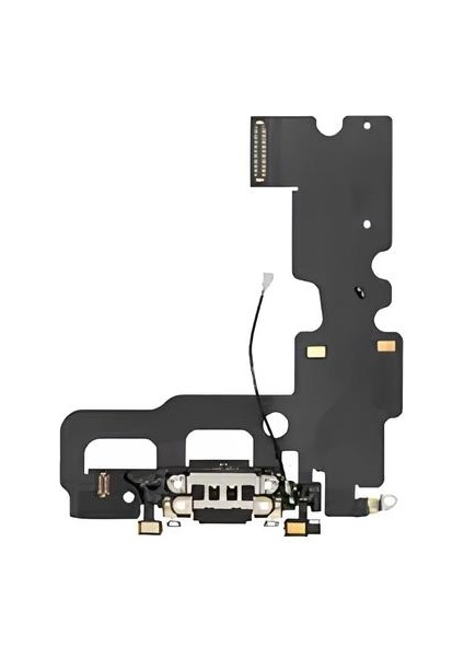 Apple iPhone 7 Şarj Soketi Kulaklık Soketi Full Siyah
