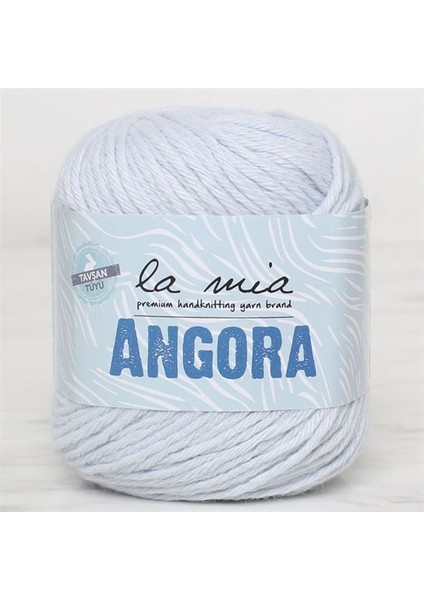 La Mia Angora Buz Mavi El Örgü Ipi - L128 - 34214