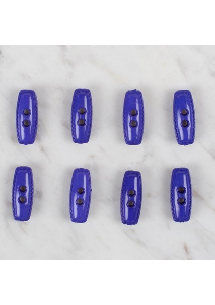 Loren Crafts Saks Mavi 8 Li Çoban Düğmesi - 88