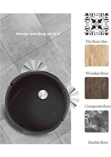 Akıllı Süpürme Robotu Ev Mini Süpürge Süpürme ve Vakumlama Kablosuz Elektrikli Süpürge Süpürme Robotları Ev Kullanımı Için, A (Yurt Dışından) indirimleri