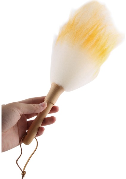 Anti-Statik Yün Fırça Silgi Panjur Mutfak Klavye Toz Temizleme Aracı Araba Silgi Iç/dış Temizleyici Akıllı ve Yumuşak ve Kabarık Silgi 30 cm (Yurt Dışından)