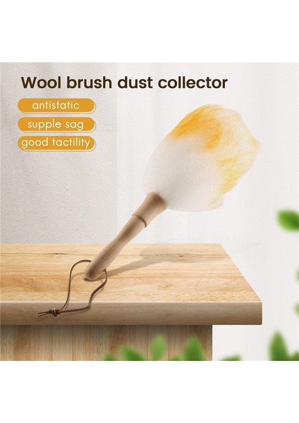 Anti-Statik Yün Fırça Silgi Panjur Mutfak Klavye Toz Temizleme Aracı Araba Silgi Iç/dış Temizleyici Akıllı ve Yumuşak ve Kabarık Silgi 30 cm (Yurt Dışından) indirimleri