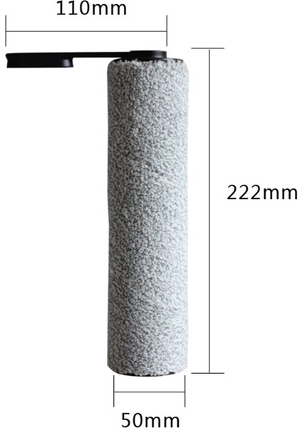 2 Adet Tıneco Floor One 2.0 Slim Çamaşır Makinesi Aksesuarları Için Uygun Döner Fırça Ana Fırça Kadife Fırça (Yurt Dışından)