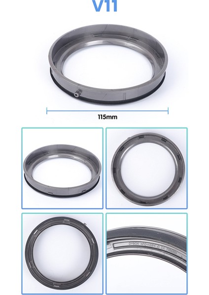 Yedek Parçalar V11 Elektrikli Süpürgeye Uyumlu Sabit Sızdırmazlık Halkası Toz Kovası Çöp Kutusu Üst Sabit Sızdırmazlık Halkası (Yurt Dışından) fırsatları