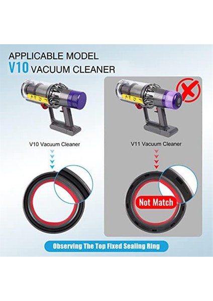 V10 SV12 Elektrikli Süpürge Kutusu ile Uyumlu Yükseltilmiş Çöp Kutusu, Parça No. 969509-01 ile Uyumlu Büyük Toz Kutusunun Değiştirilmesi (Yurt Dışından)