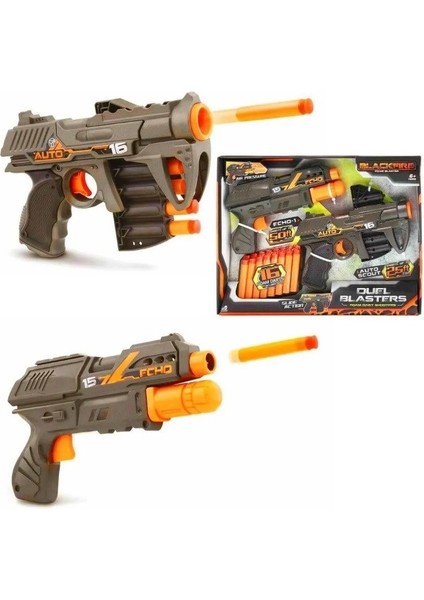 Dual Blasters Sünger Mermi Atan 2'li Tabanca Seti