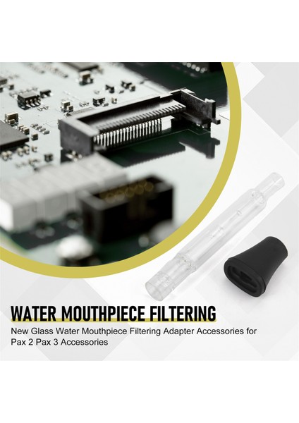 Yeni Cam Su Ağızlığı Filtreleme Adaptörü Aksesuarları 2 3 Aksesuarla Uyumlu (Yurt Dışından)