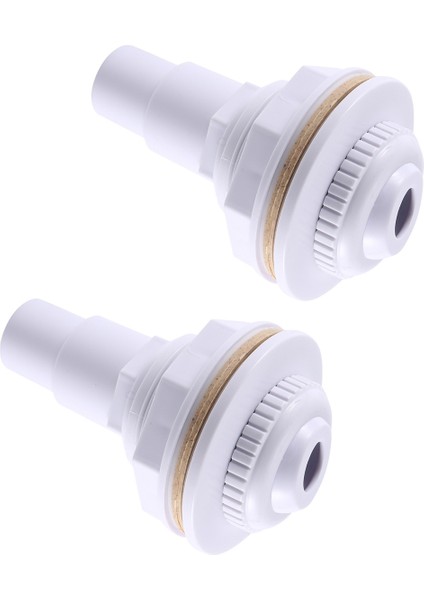 2 Adet Yer Üstü Havuz Komple Dönüş Jeti Bağlantı Contası ve 1-1/2 Inç Erkek Hortum Adaptörü ve Somun 3/4 Inç Göz Küresi Çıkışı (Yurt Dışından) modelleri