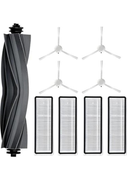 L10S Ultra, L10 Ultra, L10 Prime, 1 Ana Fırça, 4 Filtre, 4 Yan Fırça ile Uyumlu L10S Ultra ile Uyumlu Aksesuarlar (Yurt Dışından)