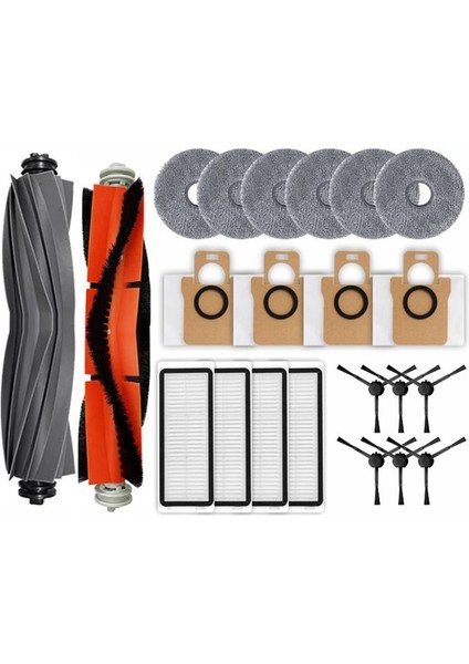 Bot L20 Ultra / X20 Pro Aksesuarları ile Uyumlu Hepa Filtre Paspas Toz Torbası Robotlu Süpürge Yedek Parçaları (Yurt Dışından)