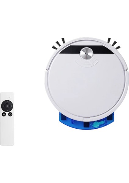 Uzaktan Kumandalı 5'i 1 Arada RS800 Süper Sessiz Akıllı Robot Süpürge Islak ve Kuru Paspas Zemin Ev Aletleri Beyaz, B (Yurt Dışından)