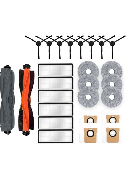 Bot L20 Ultra Robot Süpürgeler Ana Yan Fırça Hepa Filtre Paspas Bezi Bez Toz Torbası Yedek Parça (Yurt Dışından)