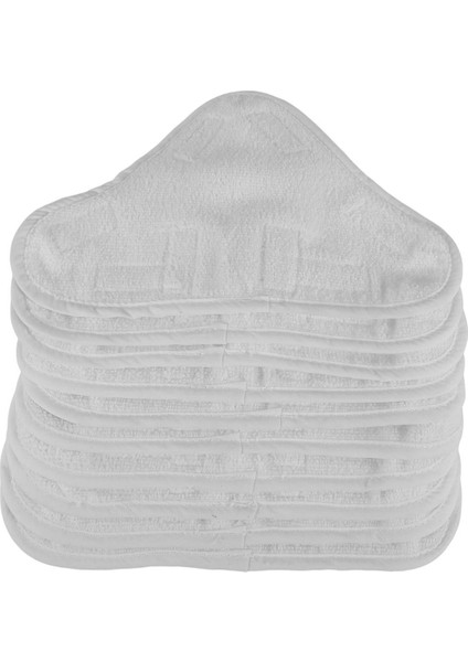 Запасные Части ПЫЛЕСОСА,H2O X5 Paspas Üç Köşeli Paspas Için 10 Paket Yedek Buharlı Paspas Mikrofiber Bez Pedi (Yurt Dışından)