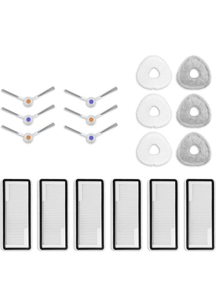 Запасные Части Пылесоса,narwal J4 Robot Vakum Yan Fırça Hepa Filtre Paspas Pedi Yedek Yedek Parça Aksesuarları (Yurt Dışından)