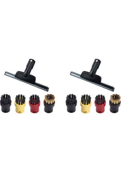 Запасные Части Пылесоса,2x Karcher Sc2 Sc3 Sc4 Sc5 CTK10 CTK20 Pencere Memesi Kazıyıcı Yuvarlak Fırça Buharlı Temizleyici Aynalar Nem (Yurt Dışından) fiyatları