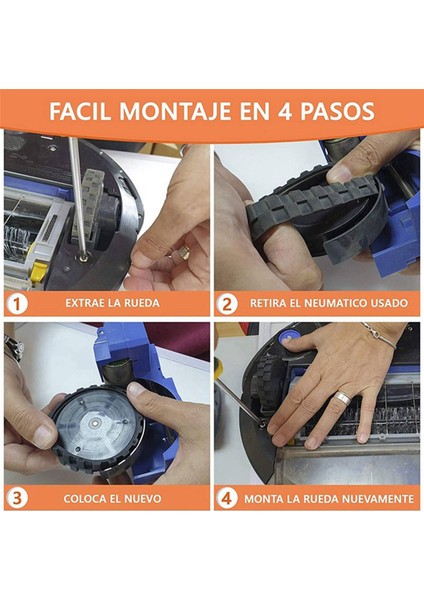 Запасные Части Пылесоса,irobot Roomba Tekerlekler Için 4 Adet Lastik 500 600 700 800 ve 900 Serisi Kaymaz, Mükemmel Yapışma ve Kolay Montaj (Yurt Dışından) fiyatları