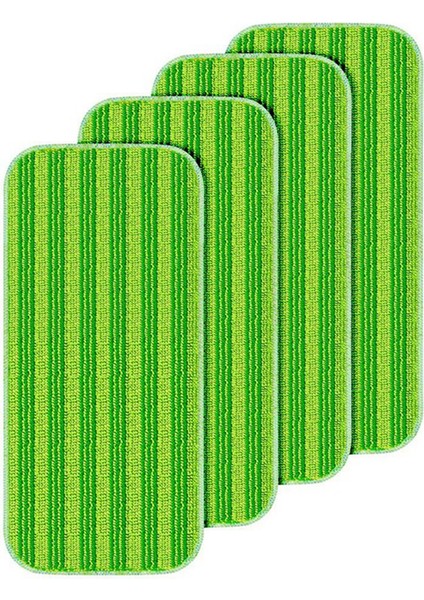 Swiffer Wet Jet ile Uyumlu Yeniden Kullanılabilir Paspas Pedleri, Islak Jet Pedleri Yedekleri, Mikrofiber Yedek Pedler 4'lü Paket Yeşil (Yurt Dışından)
