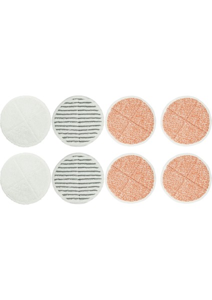 2124 Bissell Bissel Spinwave Sert Zemin Temizleyici Için Yedek Paspas Pedi Power Spin Mop 2039 Serisi, 2307, 2315A 8 Paket (Yurt Dışından)