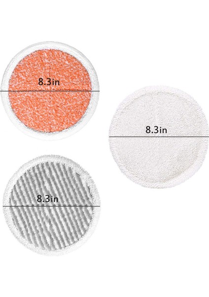2124 Bissell Bissel Spinwave Sert Zemin Temizleyici Için Yedek Paspas Pedi Power Spin Mop 2039 Serisi, 2307, 2315A 8 Paket (Yurt Dışından) indirimleri