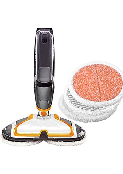 2124 Bissell Bissel Spinwave Sert Zemin Temizleyici Için Yedek Paspas Pedi Power Spin Mop 2039 Serisi, 2307, 2315A 8 Paket (Yurt Dışından)
