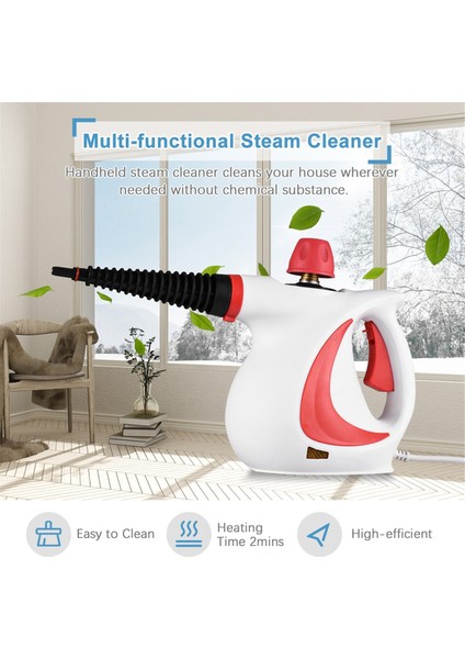 Mobilya, Mutfak, Banyo Için Taşınabilir Buharlı Temizleyici Temizlemek Için Basınçlı El Buharlı Temizleyici Vapur Ab Tak (Yurt Dışından)