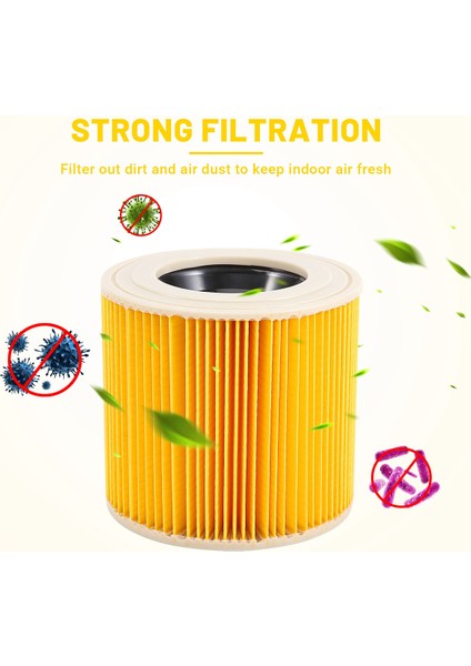 Karcher Elektrikli Süpürgeler Parçaları Kartuşu Hepa Filtre Wd2 Wd3 Mv2 Mv3 Için Yedek Hava Toz Filtreleri Torbaları (Yurt Dışından) fırsatları