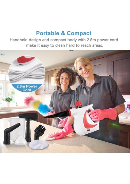 Mobilya, Mutfak, Banyo Için Taşınabilir Buharlı Temizleyici Temizlemek Için Basınçlı El Buharlı Temizleyici Vapur Ab Tak (Yurt Dışından) fırsatları