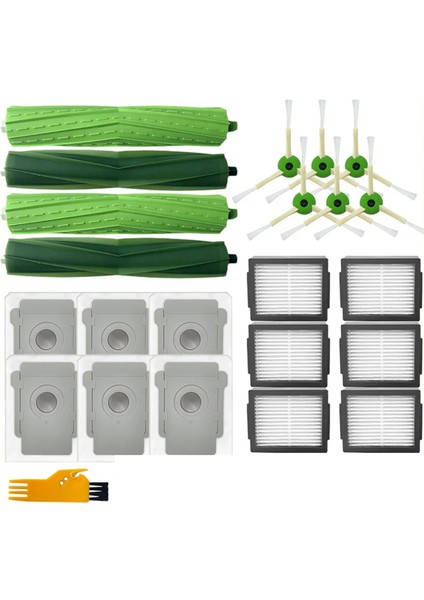 Yedek Irobot Roomba I7 E5 E6 Serisi Robotlu Süpürge Hepa Filtre Toz Torbası Yan Fırça Yedek Parça (Yurt Dışından)