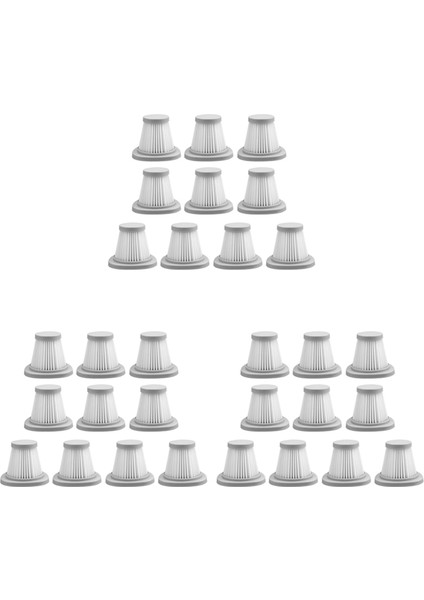 Hepa Filtre Anti-Toz Hepa Filtre Yedek Parça Için Xiaomi Deerma DX118C DX128C Taşınabilir Elektrikli Süpürge 30 Adet (Yurt Dışından)